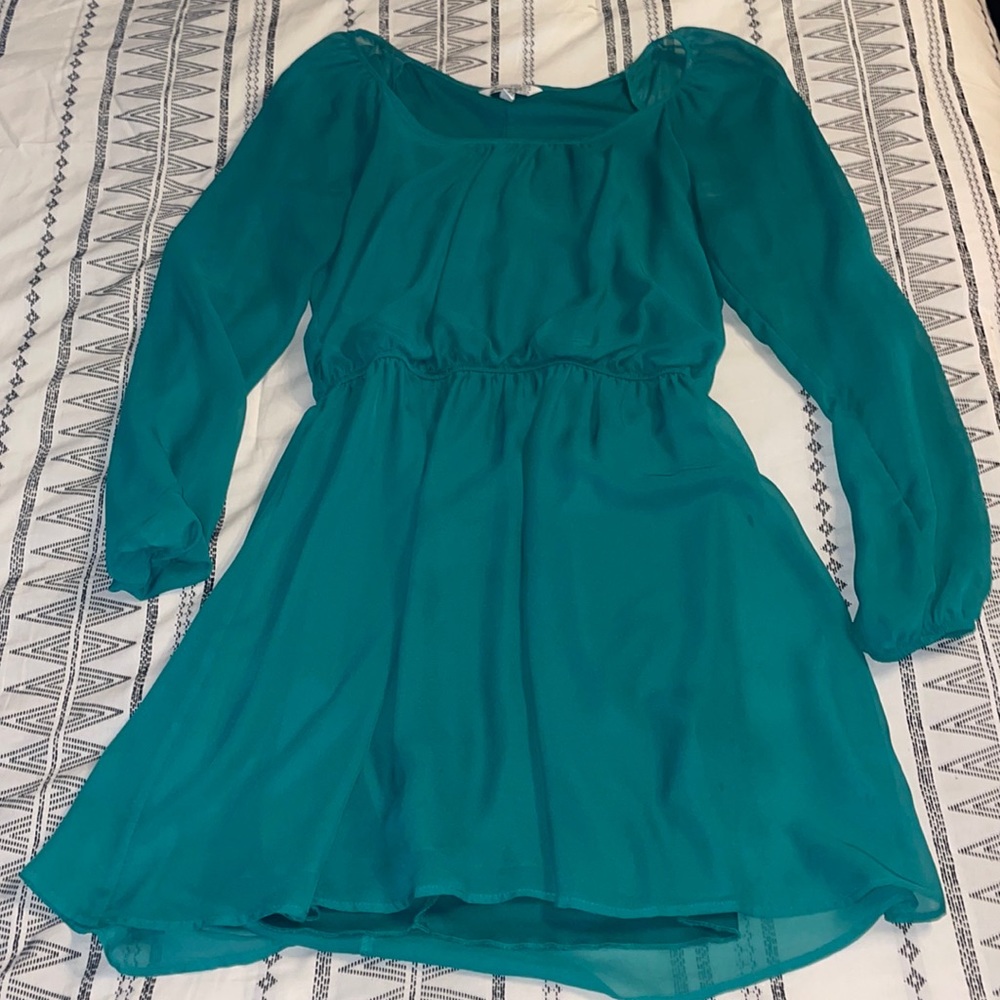 Speechless size large green dress